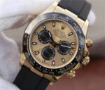 Replica Rolex Daytona 116518 Noob YG/Black Dial Rubber Strap A7750 - Image 2
