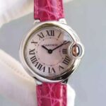 Replica Cartier Ballon Bleu Ladies 28mm SS White Dial Ronda Quartz