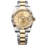 Rolex Sky-Dweller 42mm, Oystersteel and 18k Yellow Gold, Ref# 326933-0001(1:1 replica)