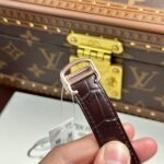 Cartier Drive Tourbillon Best Copies Watch Dial Guiloche Motif Leather Strap 41mm - Image 13