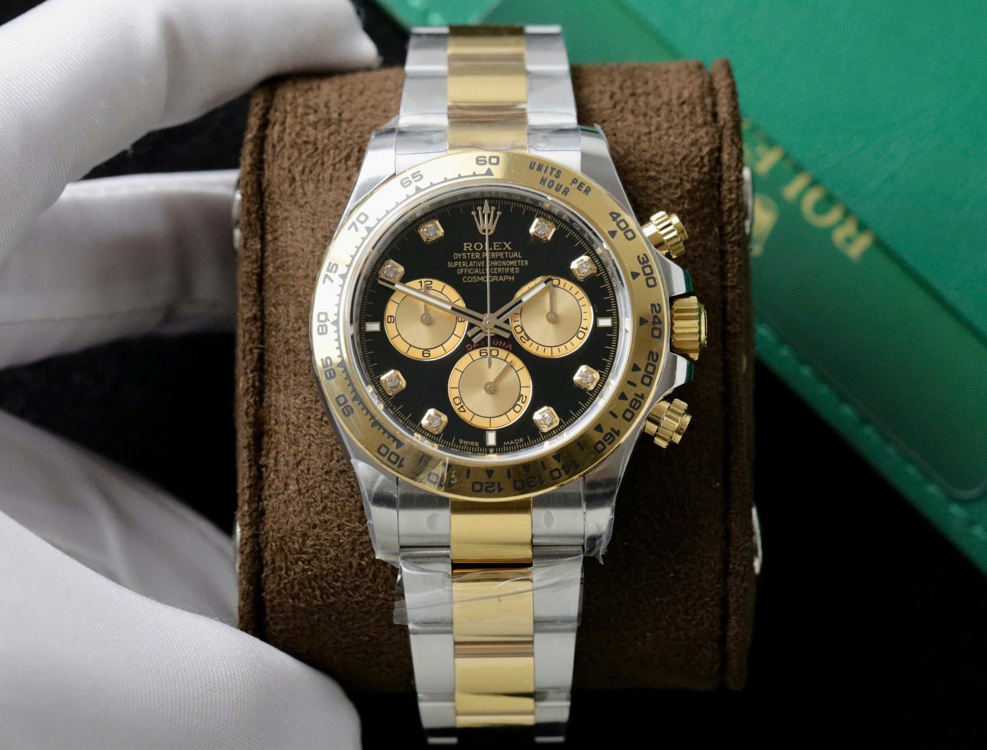 9A389C27-F450-C362-86DF-8250A5660CD0.jpg Rolex Cosmograph Daytona 126503 Best Replica Watch Black Dial Oyster Strap 40mm - Image 1