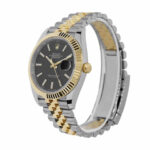 Rolex Datejust 126333 Yellow Gold   Steel Black Dial Jubilee Replica - Image 2
