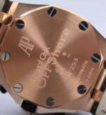 Replica Audemars Piguet JF Royal Oak Offshore RG Full Paved Diamonds Leather Strap A7750 - Image 4