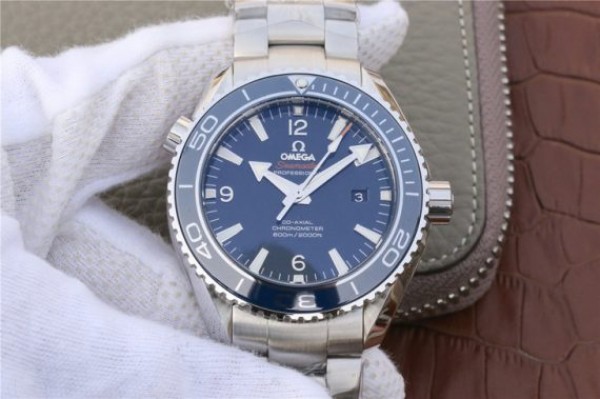 9ACB6B6A-7C2D-EB51-E5E3-27911603B1BF.jpg Replica Omega Planet Ocean Professional Blue Liquidmetal Bezel 45mm OMF SS Bracelet A8500 - Image 1