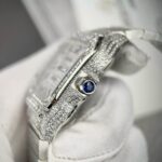 Cartier Santos High Quality Replica Watch With Stone Bezel 39.8mm - Image 6
