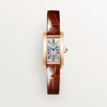 fake cartier watch Tank Americaine mini model quartz movement(1:1 replica) - Image 2