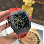 Richard Mille RM35-01 Rafael Nadal Carbon NTPT Copies Watches Red Rubber Strap ZF Factory 49,9x43mm - Image 3
