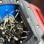 Richard Mille RM35-01 Rafael Nadal Carbon NTPT Copies Watches Red Rubber Strap ZF Factory 49,9x43mm - Image 9