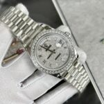 Rolex Day-Date Best Replica Watch Full Swarovski Crystal 40mm - Image 2