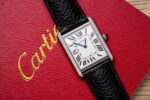 Cartier Fake Watch Tank Must W4TA0017 White Dial Leather Strap 33.7 25.5mm - Image 2