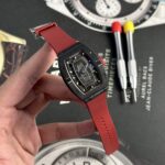 Richard Mille Replica Watch RM07-01 Black Carbon Rubber Strap 32x46mm - Image 2