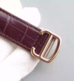 Replica Cartier Rotonde De Cartier Tourbillon RG Leather Strap - Image 7