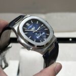 Patek Philippe 5726 Replica 1:1 Watch Blue Dial Leather Strap PPF 40.5mm - Image 4