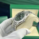 Rolex Replica Watch DateJust 126334 Green Motif Dial VS Factory 41mm - Image 4