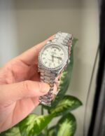 Rolex Day-Date Meteorite Dial Custom Moissanite Daimonds Copies Watches 40mm - Image 4