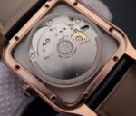 Replica Cartier Santos WH100751 Diamond RG White Dial Leather Strap A9015 - Image 6
