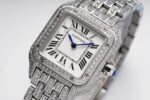 Cartier Cheetah Full of Diamonds Ladies 37MM-White Gold(1:1 replica) - Image 6