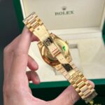 Rolex Day-Date 228238 Replica Watch Yellow Dial President Strap AR Factory 40mm - Image 8