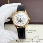 Patek Philippe Grand Complicaitons 5327J Best Replica Watches Leather Strap Men s 40mm - Image 2