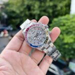 Rolex Daytona Rainbow Best Replica Watch With Full Stone Dial 40mm - Image 2