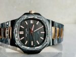 Replica PATEK PHILIPPE Nautilus 5711 DIW Carbon DIWF 1:1 Best Edition Black Textured Dial on Carbon/RG Bracelet 324CS - Image 13
