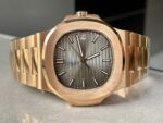 Replica PATEK PHILIPPE Nautilus 5711 3KF 1:1 Best Edition Grey Dial on YG Bracelet A324 V2 - Image 4