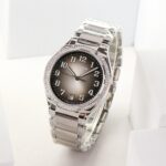 Fake Diamond Watch Replica Patek Philippe Twenty~4 Ladies Stainless Steel Grey Sunburst Dial 7300/1200A-010(1:1 replica) - Image 9