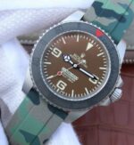 Replica Rolex Submariner Commando Gray Dial Ceramic Bezel Rubber Strap A2836 - Image 2