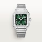 Santos de fake cartier watch medium model mechanical movement with automatic winding 1847 MC(1:1 replica)