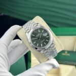 Rolex Replica Watch DateJust 126334 Green Motif Dial VS Factory 41mm - Image 2