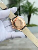 Rolex Cellini 50515 White Dial Replica Watches 18K Gold Wapped Custom 39mm - Image 8