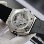 Hublot Big Bang Sang Bleu II Replica Watch Custom Moissanite Diamonds 44mm - Image 10
