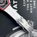 Richard Mille Best Replica Watch RM07-01 Red Carbon Rubber Strap 32x46mm - Image 9