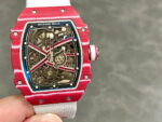 Richard Mille RM67-02 Best Replica Watch Red Carbon Weight 37 Grams 38.7??47.52mm - Image 3