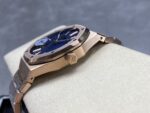 Audemars Piguet Replica AP Watch Royal Oak Selfwinding ??50th Anniversary?? 41mm Rose Gold Blue Dial 15510OR.OO.1320OR.01-APS(1:1 replica) - Image 4