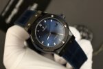 Hublot Classic Fusion Ceramic Best Replica 11 Watch Blue Rubber Strap 42mm - Image 3