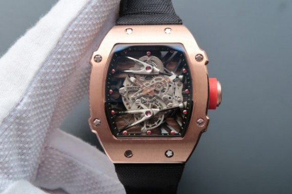 A19D5678-E8F3-FB73-BE70-0880D90D8AF3.jpg Replica Richard Mille RM027 RG Skeleton Dial Black Nylon Strap 6T51 - Image 1