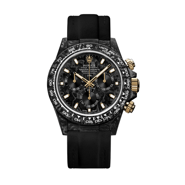 A1AA84DB-4E25-5F84-8E55-53F87F0535FA.webp ROLEX Diw Daytona black gold 40mm oyster carbon(1:1 replica) - Image 1