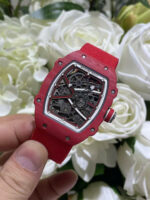 Richard Mille RM67-02 Red Carbon Best Replica Watch Weight 37 Grams 38.7??47.52mm - Image 4