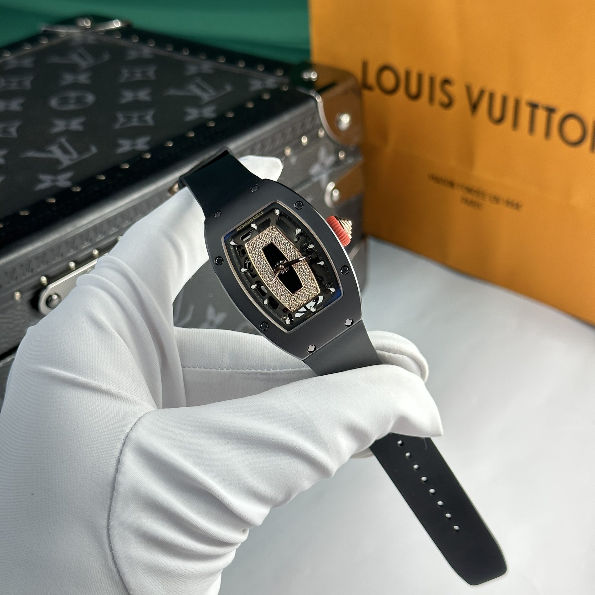A214E7B4-0FBB-2261-4181-EF55733F1445.jpg Richard Mille Best Replica Watch RM07 Black Ceramic 36mm - Image 1