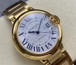Fake Cartier Watch Ballon Bleu de Cartier Yellow Gold 36mm Silver Dial WGBB0046 mechanical movement(1:1 replica) - Image 8