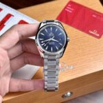 Omega Replica 11 Watch Seamaster Co-Axial Aqua Terra Blue Dial 41mm