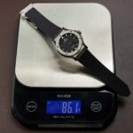 Hublot Classic Fusion Titanium Dial Black Replica Watch Movement SW300 Rubber Strap 42mm - Image 2