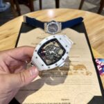 Richard Mille RM055 Best Replica Watch White Rubber Strap 45mm - Image 2