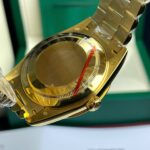 Rolex Day-Date Replica Watch Gold Wrapped + Moissanite Diamonds Weight 173 Gram 40mm - Image 8