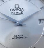 Replica Omega V6 De Ville 37mm SS White Dial Black Leather Strap A2892 - Image 6