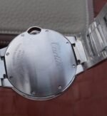 Replica Cartier V6F Ballon Bleu 36mm White Dial SS Bracelet Ronda Quartz - Image 6