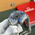 Omega Seamaster Diver 300M Chronograph Replica Watches Dial Gray N1 Factory 44mm - Image 4