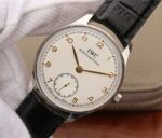 Replica IWC ZF Portuguese IW545408 White Dial Leather Strap A6498 - Image 2