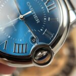 Cartier Ballon Bleu Replica Watches Blue Dial Automatic Movement AF Factory 40mm - Image 8